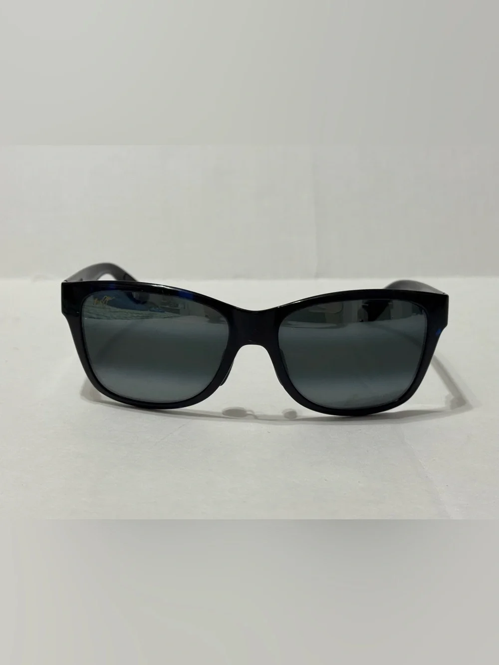 Maui Jim Road Trip MJ435-03J Polarized Sunglasses Black Blue 57-17-134